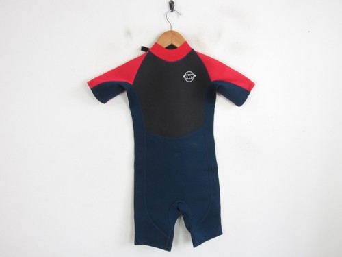 Twf kids shortie wetsuit blue - kids,
