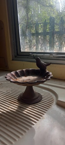 Vintage cast iron cattle horse - vintage,