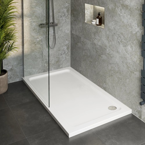Modern rectangle shower - modern,