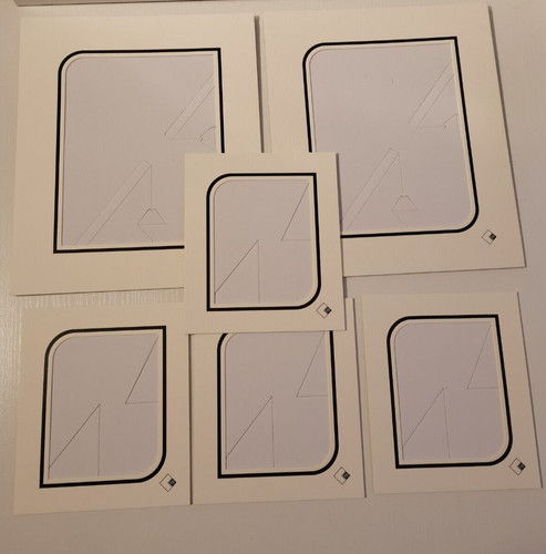 Cardboard photo frames set - photo, of