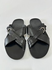 Gucci Black Leather slides