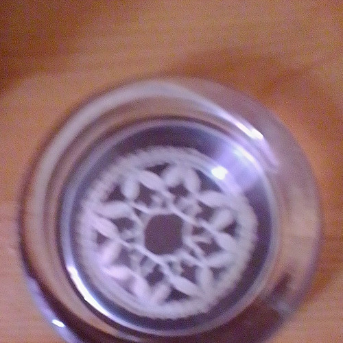 Glass paperweight clear - glass,