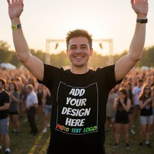 Personalised Custom T-Shirt | Your Logo Text Printed Tee | Stag Work Event Gift