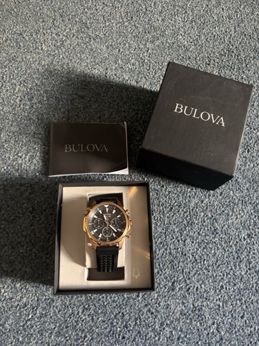Bulova men watch black - bulova, men's