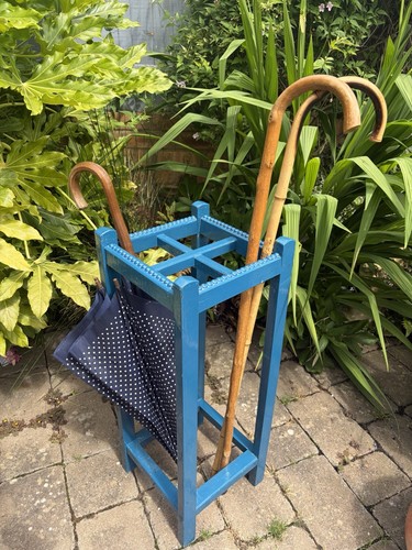 Vintage wooden umbrella - wooden,