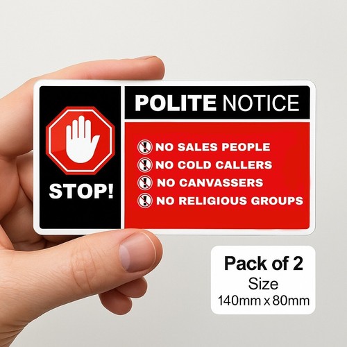 Stop cold calling - calling, door