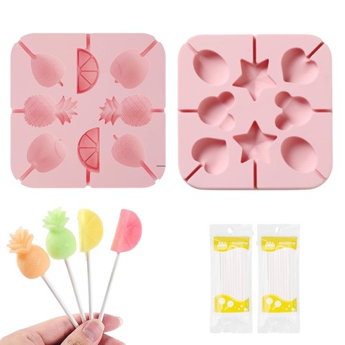 Diy silicone lollipop - 2x, molds