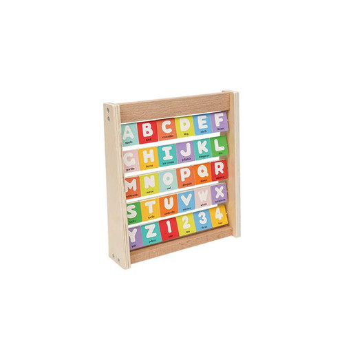 Wooden flip alphabet - alphabet, blocks