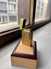 Original St DuPont Premium Lighter original goldplated vintage