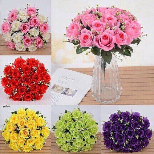 Heads silk rose artificial - 18,