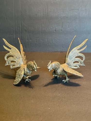 Pair vintage gold tone - pair,