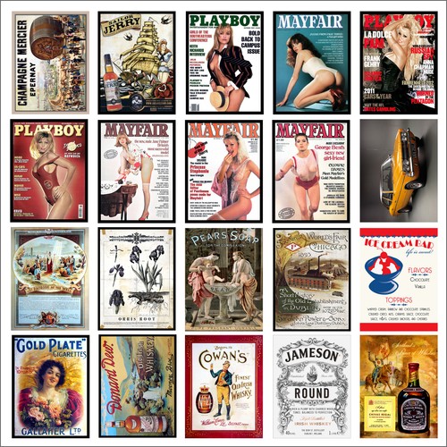 Various retro tin metal - various,