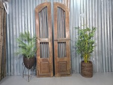 Pair Vintage Rustic Indian