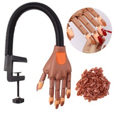 Nail Acrylic gel Practice Hand