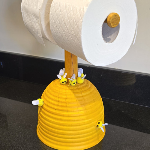 Yellow wooden free standing - wooden,