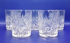 Set of 5 Thomas Webb Crystal -