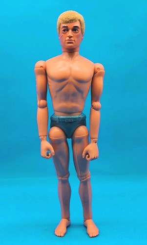 Vintage action man figure - action,
