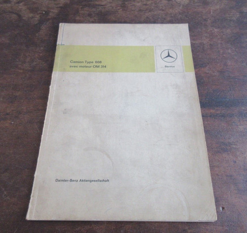Mercedes benz 608 - 608, om314