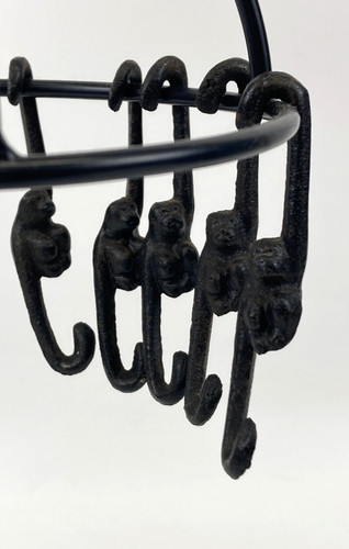 Vintage nambu ironware monkey - vintage,