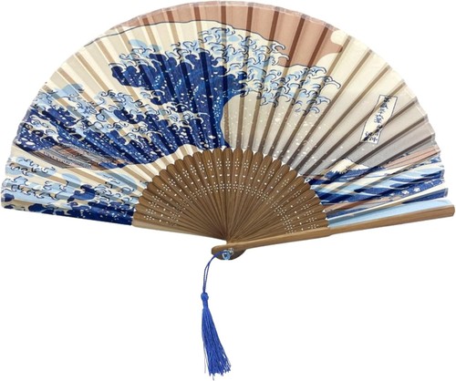 Folding hand fan - hand, women