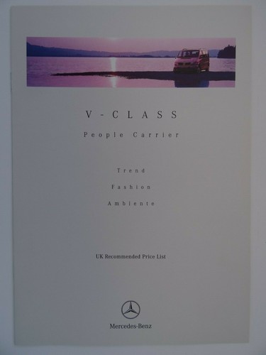 Mercedes class price - v-class, uk