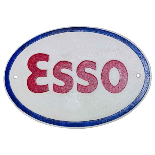 Esso cast iron wall - iron,