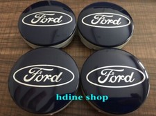 4x BLUE FORDD FITS MOST MODELS 54MM ALLOY WHEEL CENTRE CAPS FOCUS FIESTA KA KUGA