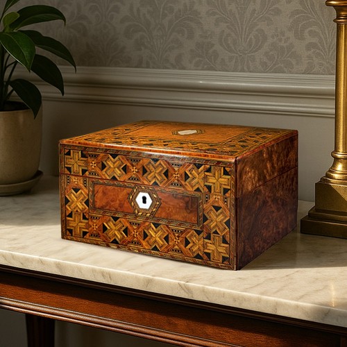 Antique victorian tunbridge - victorian,