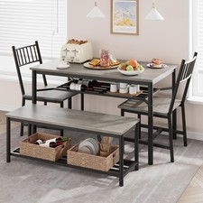 4 Pieces Dining Table Set for