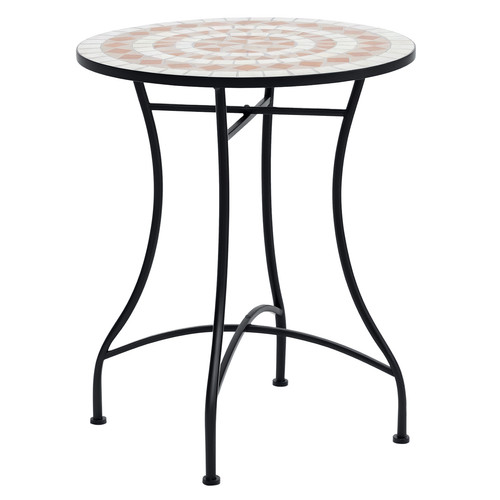 Outsunny mosaic table round - mosaic,