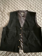 Suede Vest Mens XL