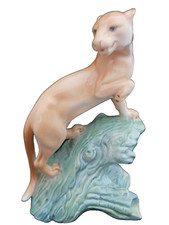 Wade Panther Faust Lang 1939 Original 9 inches tall signed Very Rare