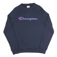 CHAMPION Mens Navy Blue Cotton