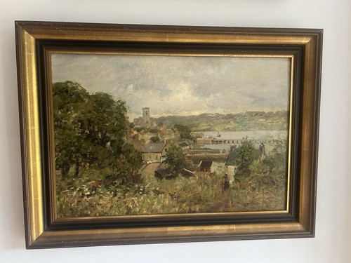 Antique oil painting - antique,