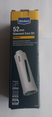 Diamond core drill - drill, 52mm