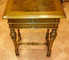 vintage Sewing Table With 2 Drawers 