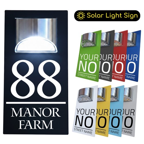 Personalised house number - house,