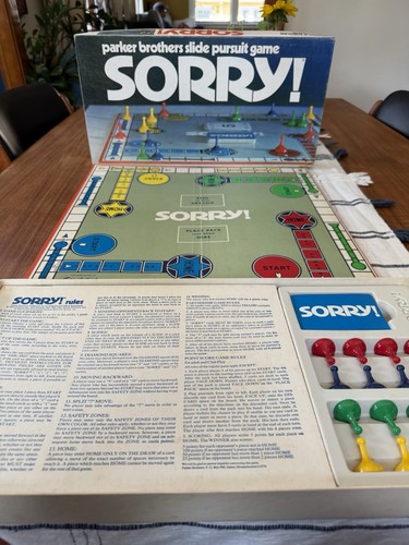 1972 sorry game parker - 1972, by