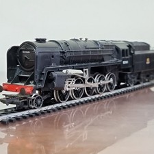 Tri-ang Hornby R550 BR 9F 2-10-0 Loco 92166 Black OO Gauge Unboxed