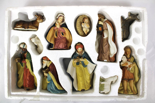Vtg holy family nativity - family,