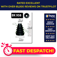 CV Joint Boot fits PEUGEOT 206 1.1 Front Outer 98 to 07 C.V. Driveshaft Gaiter