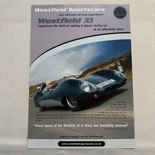 Westfield XI Kit Car Sales