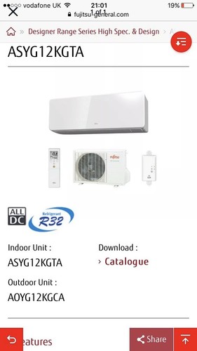 Fujitsu air conditioning all - air,