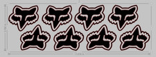 8 x FOX MTB BMX vinyl Cycling