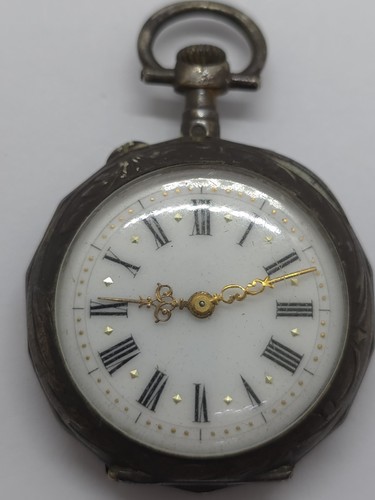 Vintage solid silver engraved - solid,