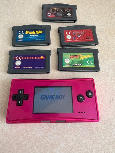 Nintendo gameboy pink - pink, micro