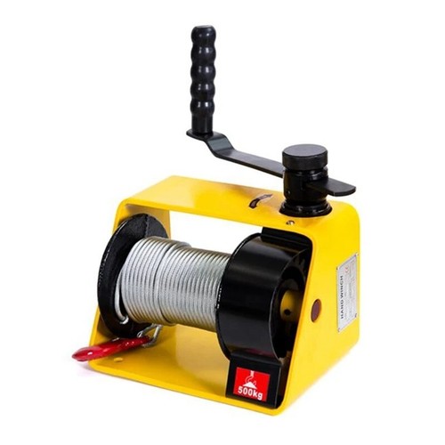 Hand winch self locking worm - winch,