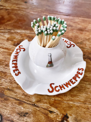 Antique schweppes table water - schweppes,