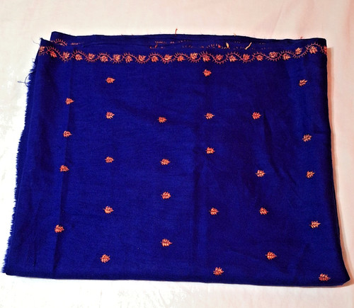 Blue cotton fabric - blue,