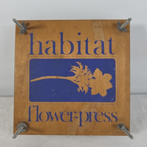 Habitat vintage wooden flower - habitat,